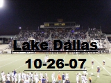 Click the image above to see the pictures from the Lake Dallas Game