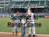 Click the image above to see the video of Spencer's night with the Rangers