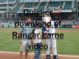 Click the image above to see the video of Spencer's night with the Rangers