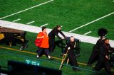 Marching in with the band at Mesquite Stadium